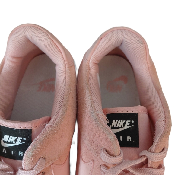 Nike Air Force 1 Sage Low Top Coral Stardust Pink Suede Platform Nike Sneaker 8 - Picture 4 of 12